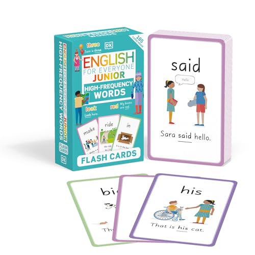 English for Everyone Junior High-Frequency Words Flash Cards (DK English for Everyone Junior)